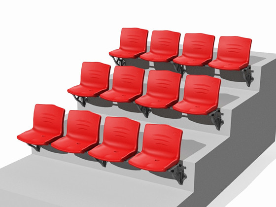 中空吹塑側裝座椅-中高靠背