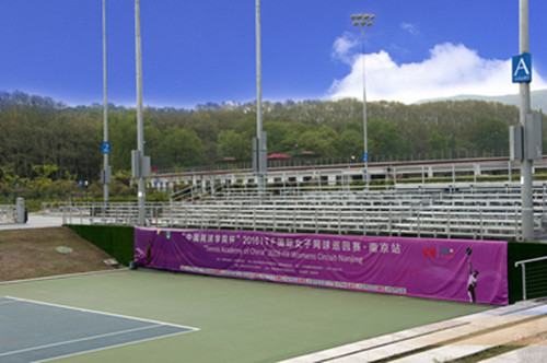 中國網(wǎng)球學院網(wǎng)球場八層鋁制看臺