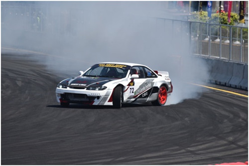 綠蛙看臺助陣深圳國際車窗SMA國際漂移嘉年華