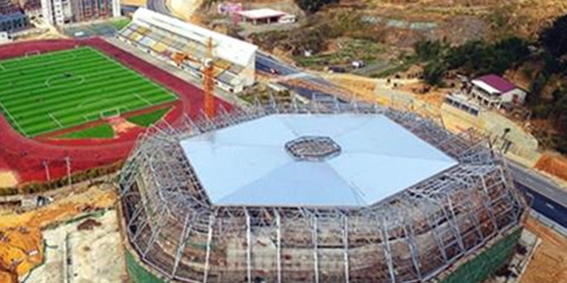 哇!光澤縣室內(nèi)體育館室內(nèi)看臺全面完工啦 哇!光澤縣室內(nèi)體育館室內(nèi)看臺全面完工啦