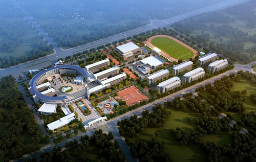 荊州中學新校區體育館伸縮看臺