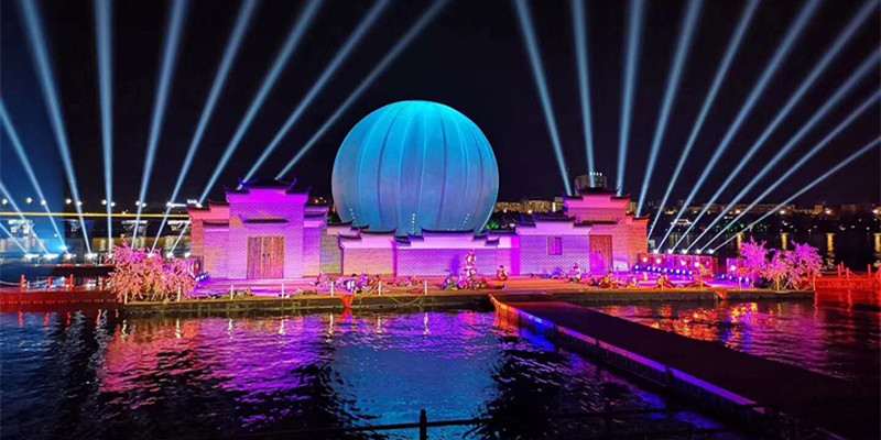 武寧山水廣場演藝看臺 武寧山水廣場演藝看臺