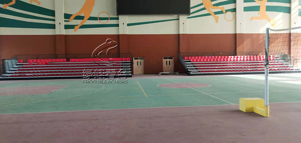 甘肅衛生職業學院籃球館看臺座椅項目