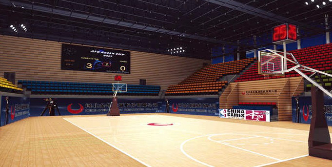 邢臺礦體育館設計方案，現代感十足的看臺是場館更亮眼