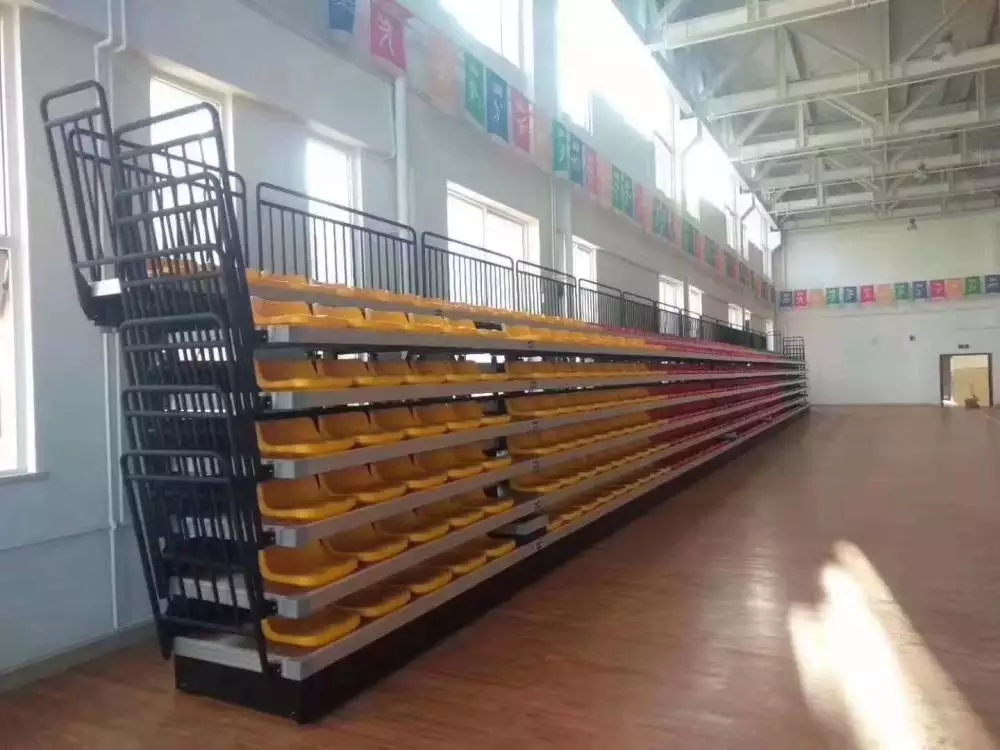 伸縮看臺(tái)的機(jī)械部件