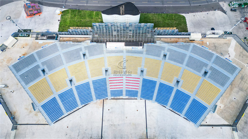 青島啤酒節看臺座椅布置