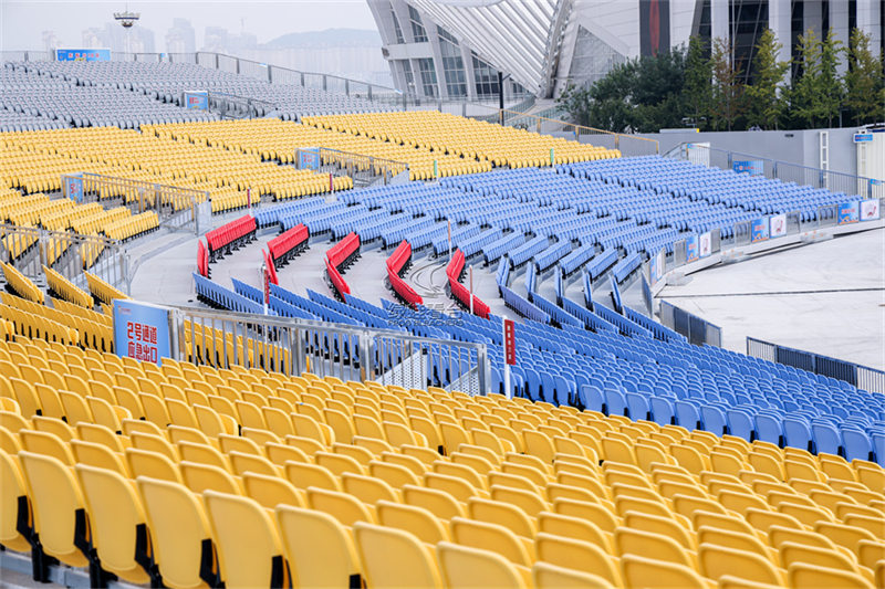 青島啤酒節看臺座椅布置